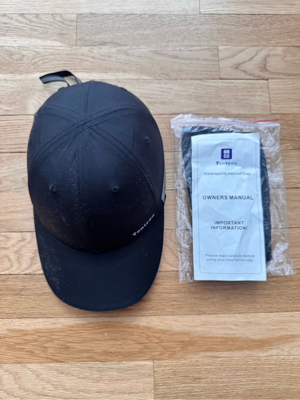 Black Performance Baseball Cap Sports Helmet